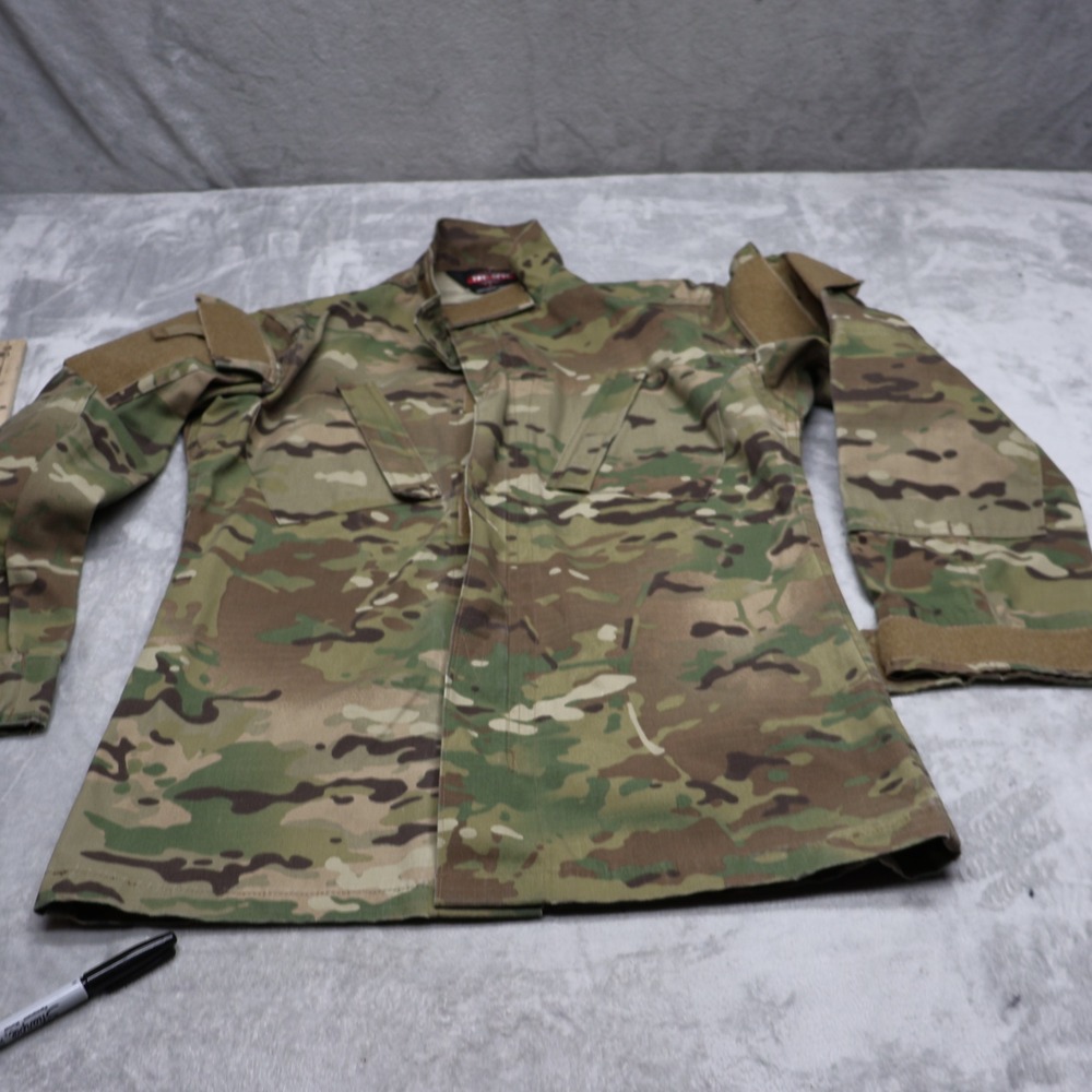 Tru-Spec OCP Jacket Men Small Camo Ripstop Combat Field Tactical Rugged Utility
